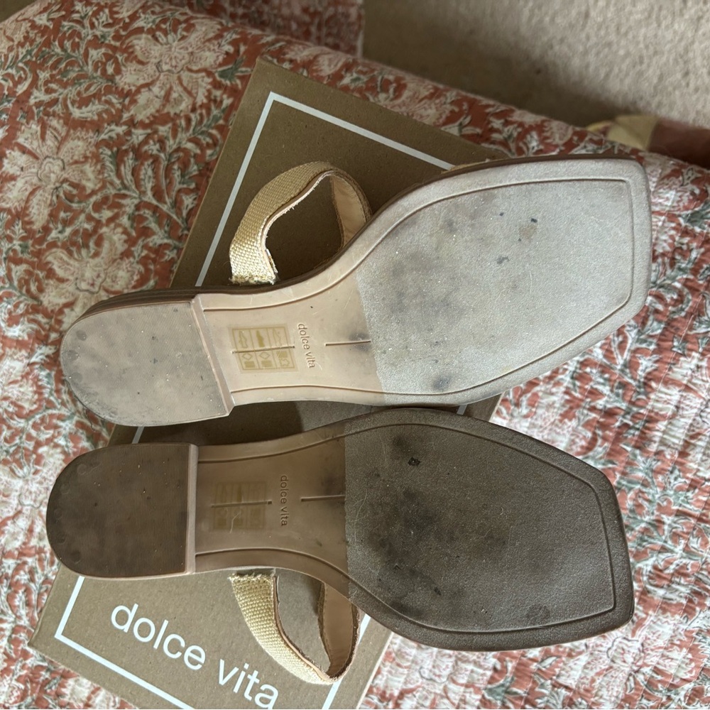 Dolce Vita Natural Sandals - Picture 3 of 5
